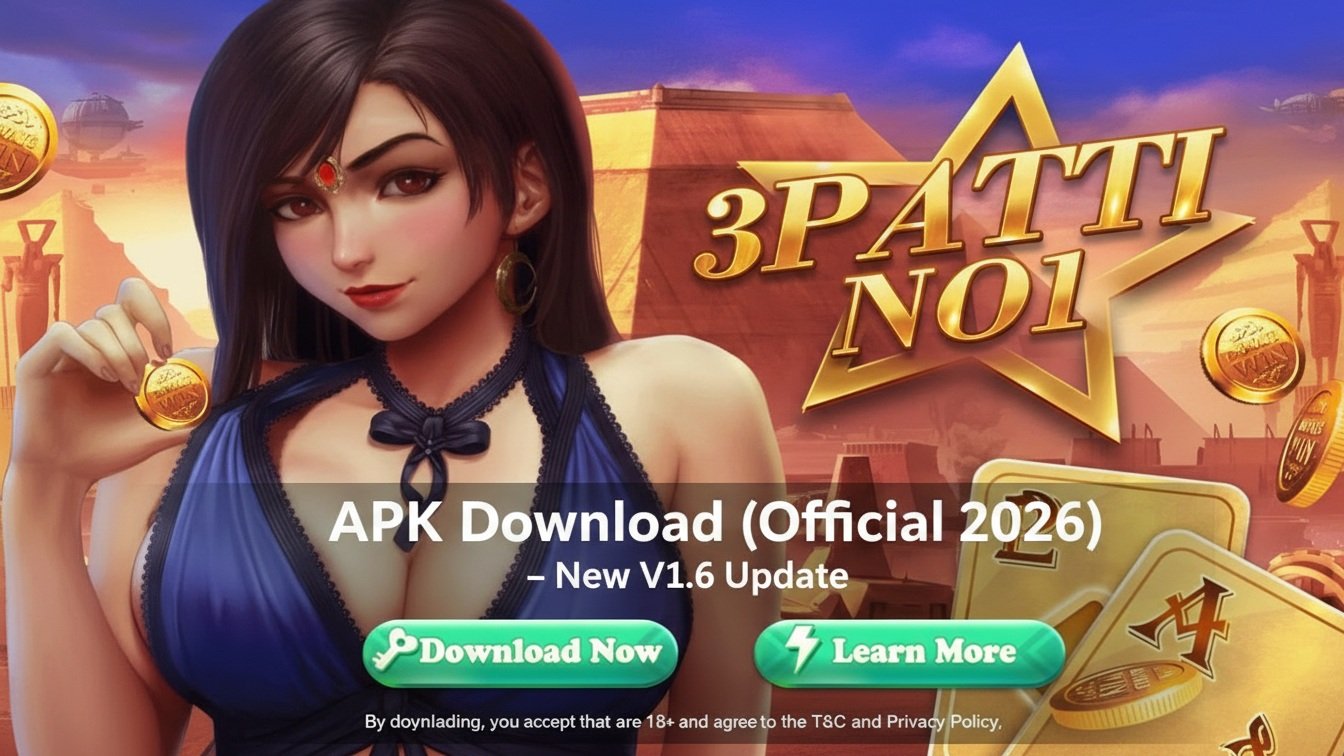 3 Patti No 1 APK Download (Official 2026) – New V1.6 Update