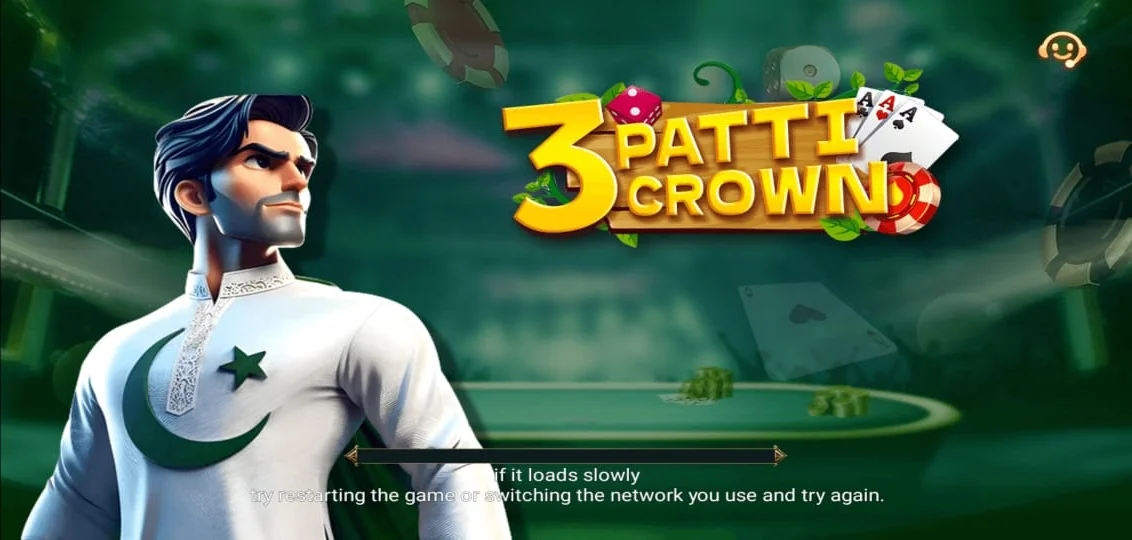 3 Patti Crown Game Banner